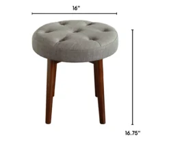 Penelope Tufted Stool -Furniture Specialty Shop 810513571 3