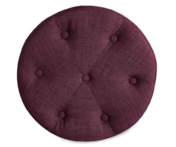 Penelope Eggplant Tufted Stool -Furniture Specialty Shop 810513574 6
