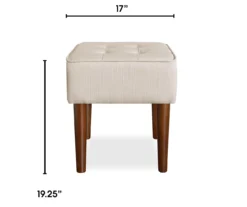 Aria Tufted Stool -Furniture Specialty Shop 810513575 3