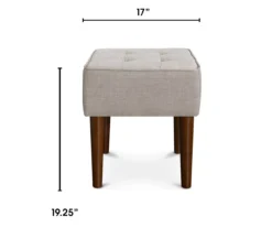Aria Tufted Stool -Furniture Specialty Shop 810513576 3