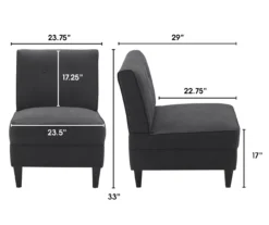 Serta Copenhagen Tufted Slipper Chair -Furniture Specialty Shop 810513580 4