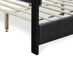 Black Channel Tufted King Upholstered Bed Frame 27 Black Channel Tufted King Upholstered Bed Frame -Furniture Specialty Shop 810513588 14