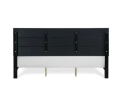 Black Channel Tufted King Upholstered Bed Frame 31 Black Channel Tufted King Upholstered Bed Frame -Furniture Specialty Shop 810513588 15