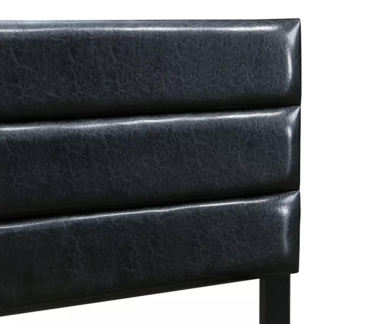 Black Channel Tufted King Upholstered Bed Frame 11 Black Channel Tufted King Upholstered Bed Frame - Image 9