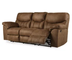 Boxberg Bark Faux Leather Reclining Sofa -Furniture Specialty Shop 810519664 1