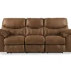 Boxberg Bark Faux Leather Reclining Sofa 1 Boxberg Bark Faux Leather Reclining Sofa -Furniture Specialty Shop 810519664