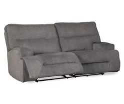 Coombs Charcoal Reclining Sofa -Furniture Specialty Shop 810519707 2