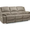 Draycoll Pewter Power Reclining Sofa 1 Draycoll Pewter Power Reclining Sofa -Furniture Specialty Shop 810519718