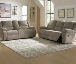 Draycoll Pewter Power Reclining Sofa -Furniture Specialty Shop 810519718 810519715 1 1