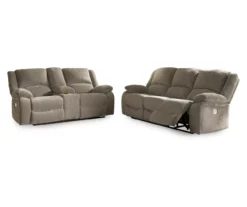 Draycoll Pewter Power Reclining Sofa -Furniture Specialty Shop 810519718 810519715 2