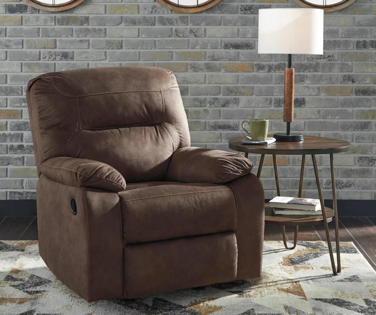 Bolzano Coffee Rocker Recliner 4 Bolzano Coffee Rocker Recliner - Image 2