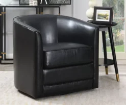 Hammond Classic Black Swivel Accent Chair 15 Hammond Classic Black Swivel Accent Chair -Furniture Specialty Shop 810519935 7