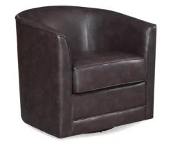 Willow River Hammond Faux Leather Swivel Accent Chair 16 Willow River Hammond Faux Leather Swivel Accent Chair -Furniture Specialty Shop 810519938 2
