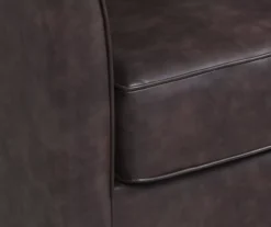 Willow River Hammond Faux Leather Swivel Accent Chair 19 Willow River Hammond Faux Leather Swivel Accent Chair -Furniture Specialty Shop 810519938 3
