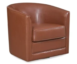 Willow River Hammond Faux Leather Swivel Accent Chair 21 Willow River Hammond Faux Leather Swivel Accent Chair -Furniture Specialty Shop 810519939 2