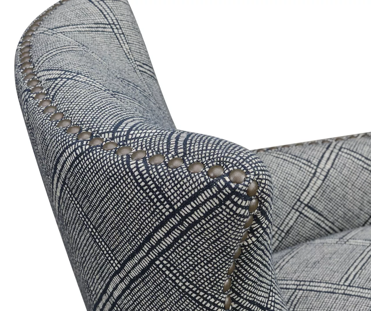 Bossa Gray Print Accent Chair 6 Bossa Gray Print Accent Chair - Image 4