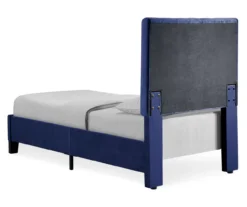 Decatur Navy Twin Upholstered Bed -Furniture Specialty Shop 810519977 10
