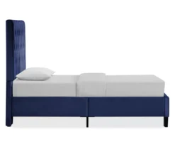 Decatur Navy Twin Upholstered Bed -Furniture Specialty Shop 810519977 7