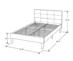 Orson Beige Full Upholstered Bed -Furniture Specialty Shop 810524559 8
