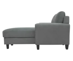 Hayward Gray Rolled Arm Sectional -Furniture Specialty Shop 810524579 4