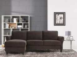 Waverley Coffee Brown Sectional -Furniture Specialty Shop 810524581 61