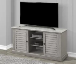 52" Faux Marble Shutter Door TV Stand 7 52" Faux Marble Shutter Door TV Stand -Furniture Specialty Shop 810524648 1