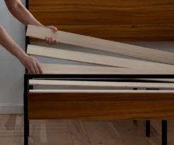 Brookside Metal & Wood Platform Bed -Furniture Specialty Shop 810527133 810527134 810527135 810527132 3