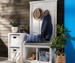 Real Living Villa Park 2-Hook Hall Tree With Cushioned Bench 27 Real Living Villa Park 2-Hook Hall Tree With Cushioned Bench -Furniture Specialty Shop 810529577 3