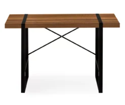 Walnut Wood Look Thick Panel Computer Desk -Furniture Specialty Shop 810533368 4