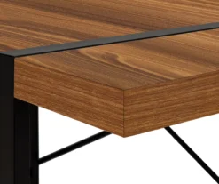 Walnut Wood Look Thick Panel Computer Desk -Furniture Specialty Shop 810533368 7