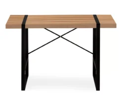 Brown Wood Look Thick Panel Computer Desk -Furniture Specialty Shop 810533370 4