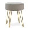Hairpin Leg Upholstered Ottoman -Furniture Specialty Shop 810533413 2