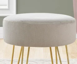Hairpin Leg Upholstered Ottoman -Furniture Specialty Shop 810533413 5