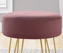Hairpin Leg Upholstered Ottoman -Furniture Specialty Shop 810533414 5