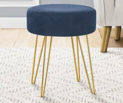 Hairpin Leg Upholstered Ottoman -Furniture Specialty Shop 810533415 1