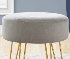 Hairpin Leg Upholstered Ottoman -Furniture Specialty Shop 810533416 5