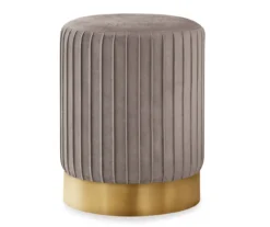 Pleated Velvet Upholstered Ottoman 25 Pleated Velvet Upholstered Ottoman -Furniture Specialty Shop 810533425 2