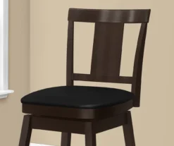 Faux Leather Swivel Bar Stools, 2-Pack 30 Faux Leather Swivel Bar Stools, 2-Pack -Furniture Specialty Shop 810533430 4