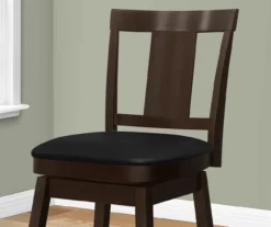 Faux Leather Swivel Bar Stools, 2-Pack 24 Faux Leather Swivel Bar Stools, 2-Pack -Furniture Specialty Shop 810533431 4