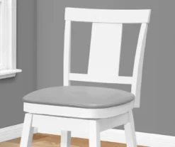 Faux Leather Swivel Bar Stools, 2-Pack 27 Faux Leather Swivel Bar Stools, 2-Pack -Furniture Specialty Shop 810533433 4