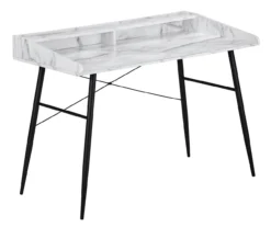 2-Cubby Computer Desk With Hutch -Furniture Specialty Shop 810533454 2