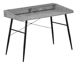 2-Cubby Computer Desk With Hutch -Furniture Specialty Shop 810533455 2