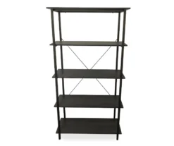 Real Living Rustic 5-Shelf Bookcase -Furniture Specialty Shop 810534675 1
