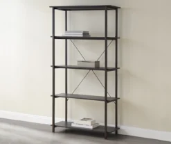 Real Living Rustic 5-Shelf Bookcase -Furniture Specialty Shop 810534675