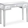 Mirror & Silver 3-Drawer Console Table -Furniture Specialty Shop 810535768 2