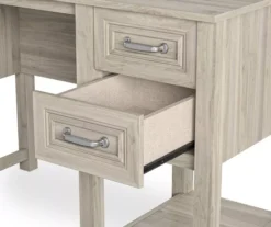 Sierra Ridge Levi Light Walnut Pedestal Desk -Furniture Specialty Shop 810538117 6