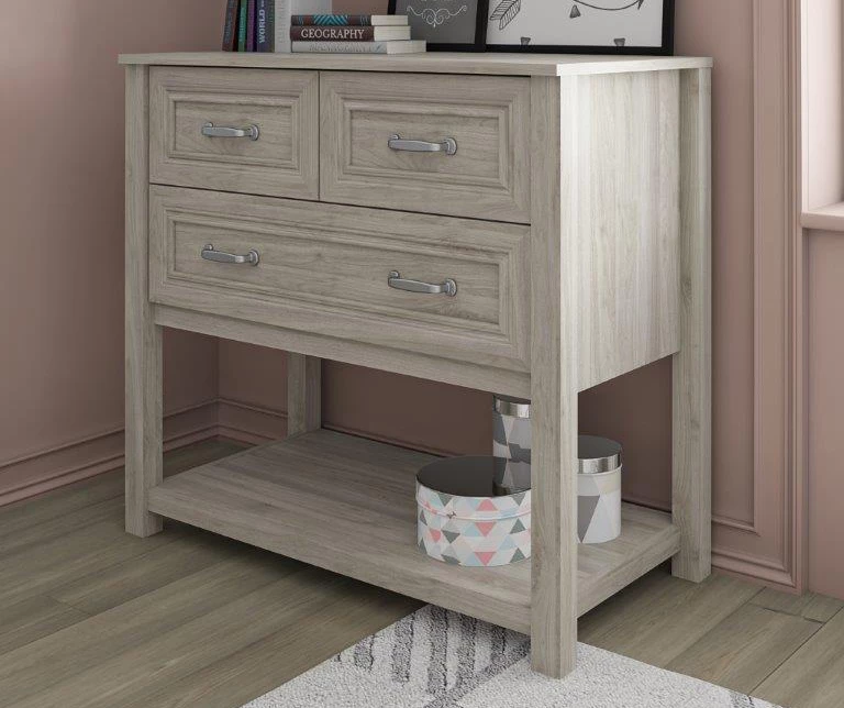 Sierra Ridge Levi Light Walnut 3-Drawer Dresser 5 Sierra Ridge Levi Light Walnut 3-Drawer Dresser - Image 3