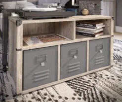 Nova Gray Oak Bedroom Storage Bench -Furniture Specialty Shop 810538200 3