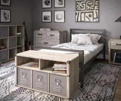 Nova Gray Oak Bedroom Storage Bench -Furniture Specialty Shop 810538200 6