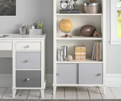 Monarch Hill Poppy Gray & White Bookcase -Furniture Specialty Shop 810538207 3